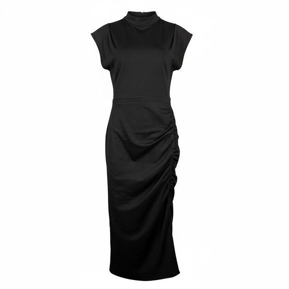 New York & Company Dresses & Skirts - New York & Company Black Mock Neck Turtleneck Dress Size Medium